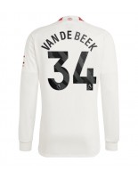 Manchester United Donny van de Beek #34 Alternativní Dres 2023-24 Dlouhý Rukáv